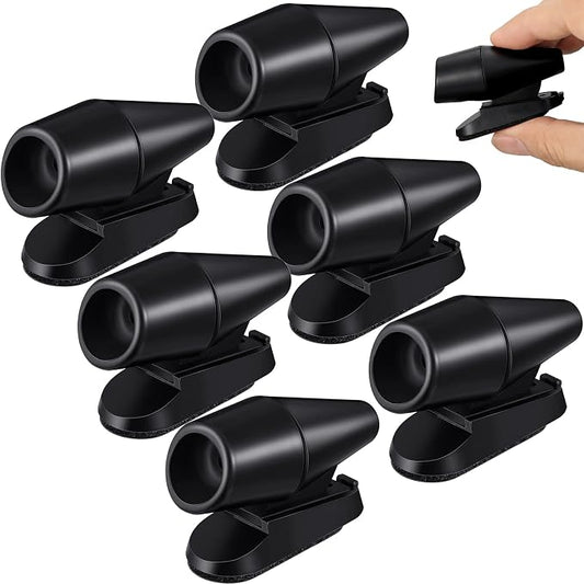 Frienda 6 Pieces Deer Whistles for Vehicles Avoids Collisions, Deer Whistles for Car, Horns for Vehicles Warning Devices with Waterproof Animal Alert for Car and Motorcycle (Black)
