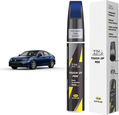 XNA Blue Lagoon Pearl(B-642P) for Honda Touch Up Paint, Car Scratch Remover for Nicks and Chips Repair, 2-In-1 Quick & Easy Fix Car Scratch Repair Kit with Exact Color-Matched