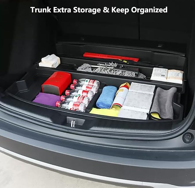 Trunk Custom-Fit Organizer for Honda CR-V, SUV Insert Cargo Rear Hatch Storage Box for CRV EX LX EX-L Touring Turbo Plus Sport Accessories