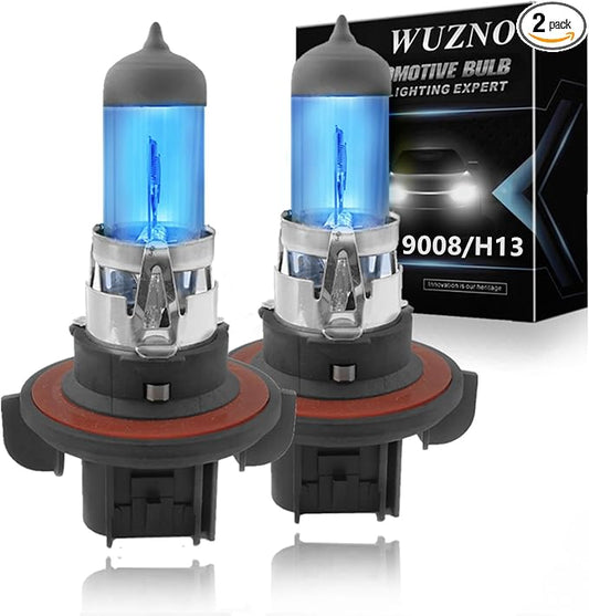 9008/H13 Halogen Headlight Bulb 12V 60/55W 5000K White Lights Bulbs Super bright Headlamp