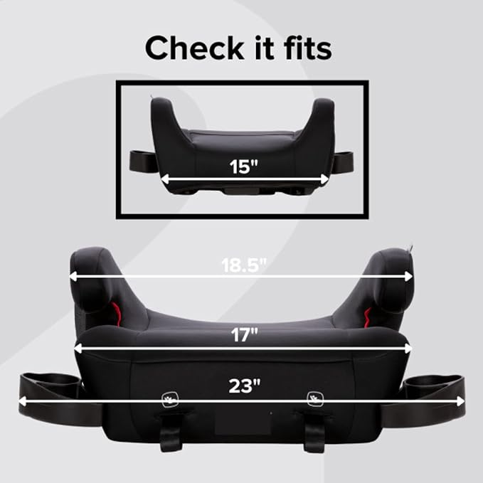 Diono Solana 2 XL Pack of 2 2022, Dual Latch Connectors, Lightweight Backless Belt-Positioning Booster Car Seat, 8 Years 1 Booster Seat, Black/Blue