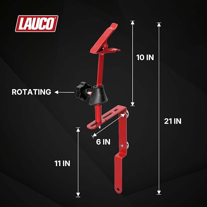 Lauco Paint-N-Stick Side View Mirror Paint Stand Holder with Clamp, ﻿Autobody Repair ﻿Paint Plier with Holder Set PPH0216