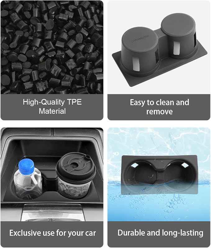 CDEFG for 2026 Mazda CX5 Center Console Organizer for 2026 Mazda CX-5 Accessories Silicone Cup Holder Insert