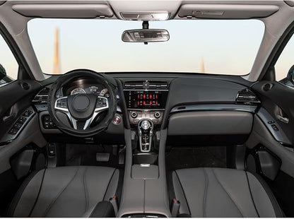 GIANT PANDA Steering Wheel Cover for Acura RDX and MDX, Car Steering Wheel Cover for Acura TLX and TL - Black