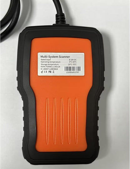 FOXWELL NT510 Elite fit for GM OBD2 Scanner, Bi-Directional All System Engine ABS SRS Diagnostic Scan Tool Code Reader for Chevrolet Cadillac GMC, All Reset Oil EPB TPS ABS Bleeding Crankshaft Relearn
