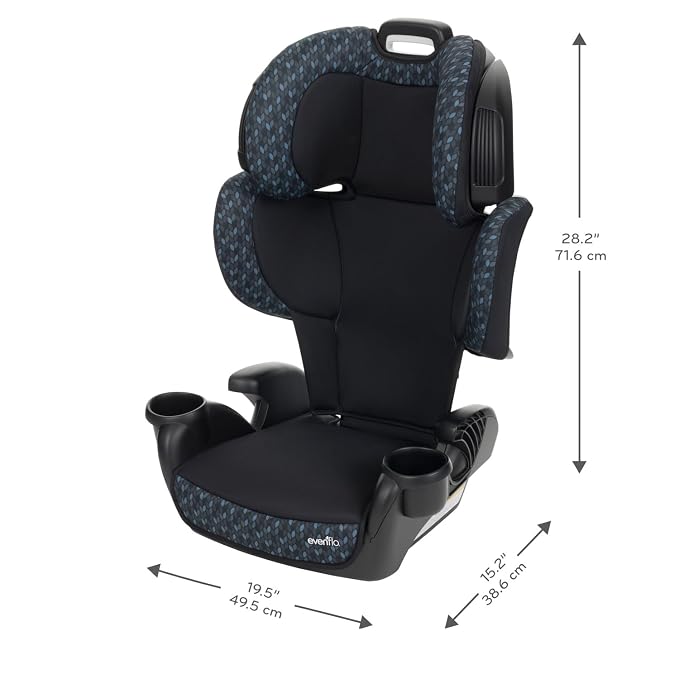 Evenflo GoTime LX Booster Car Seat (Quincy Blue)