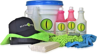 DetaiIing Starter Kit | Wash & Wax | Tire Dressing | Show Shine | Professional Grade