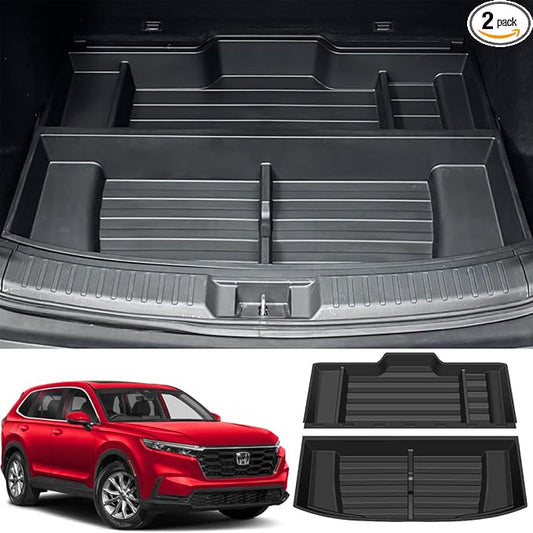 Trunk Custom-Fit Organizer for 2023 2024 2025 Honda CR-V, SUV Insert Cargo Rear Hatch Storage Box for CRV EX LX EX-L Touring Turbo Plus Sport Accessories