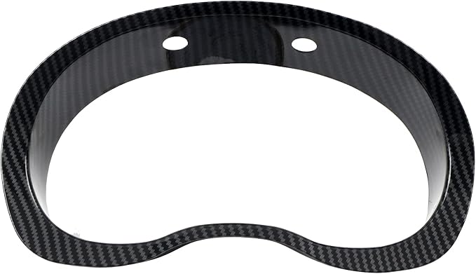 HIGH FLYING for Subaru WRX STI 2015-2021, Forester 2014-2018, XV Crosstrek 2013-2017 Car Interior Accessories Center Consoles Display Frame Cover Trim ABS Carbon Fiber Grain 1pc