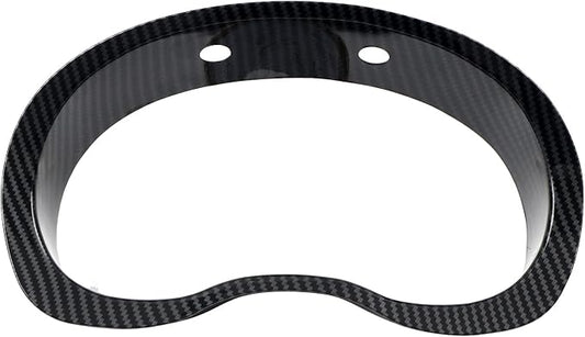 HIGH FLYING for Subaru WRX STI 2015-2021, Forester 2014-2018, XV Crosstrek 2013-2017 Car Interior Accessories Center Consoles Display Frame Cover Trim ABS Carbon Fiber Grain 1pc