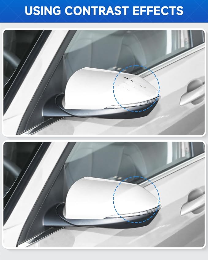 W8 WW8 Quartz White Pearl Tricoat Touch Up Paint Compatible with Hyundai Exact Match Touch Up Paint Car Scratch Repair