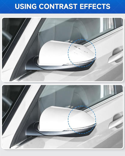 W8 WW8 Quartz White Pearl Tricoat Touch Up Paint Compatible with Hyundai Exact Match Touch Up Paint Car Scratch Repair