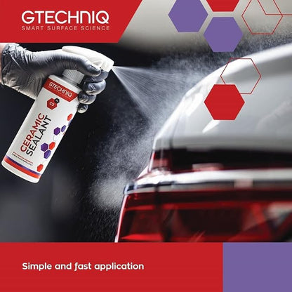 Gtechniq C2 Ceramic Sealant for Cars 16.9 fl oz | Quick Spray-On Paint Protection, Hydrophobic Barrier Repels Dirt & Water, Long-Lasting Gloss & Easy Application