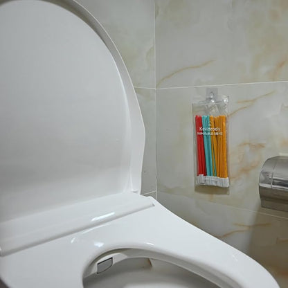 30PCS Disposable Crevice Cleaning Brush kit, Disposable Toilet Brush, Disposable Window Sill Cleaning, Keyboard Cleaning, Car Air Conditioner Cleaning (Color Mixing)