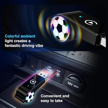 2026 Wireless CarPlay Android Auto Adapter, 2 in 1 Plug and Play Wireless Adapter, Fast Auto Reconnect, Plug and Play for OEM Factory Wired CarPlay Vehicles