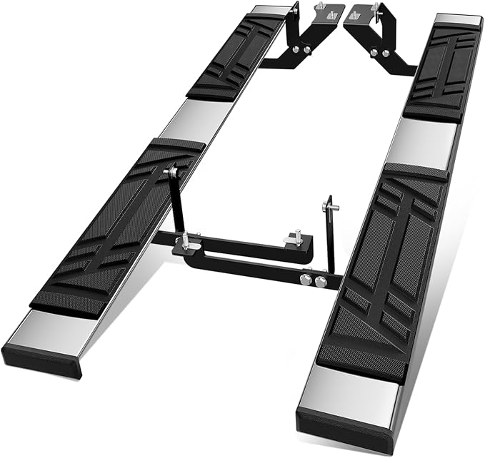 Auto Dynasty Running Boards Compatible with 2018-2025 Chevy Equinox, Stainless Steel Side Step Rail Nerf Bars, 6.5" Step Bars, Polished Chrome 19 20 21 22 23 24