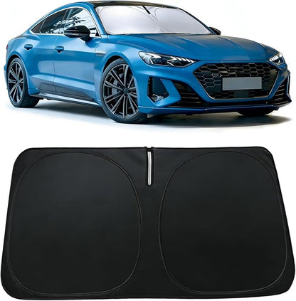 Windshield Sun Shade for Audi A4 A5 & S5 RS5 2018-2025 Accessories, Car Front Window Sun Visor & Heat Shield | 240T Sunshade Protection Blocks UV Rays Keep Your Car Cooler