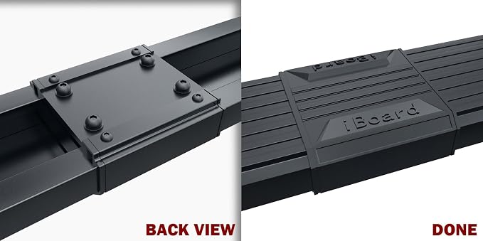 APS (Black 5 inches) Stainless Steel Running Boards Nerf Bars Side Steps Compatible with Toyota Tundra 2007-2021 CrewMax