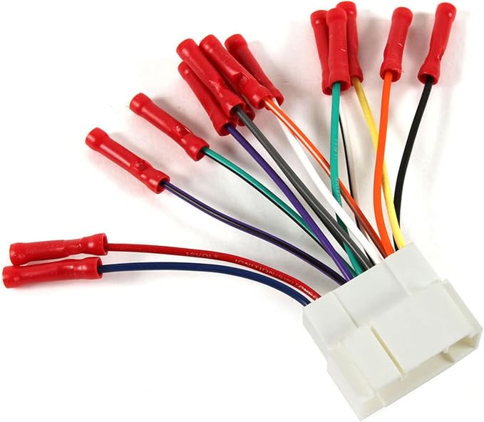Scosche HA08BCB Aftermarket Radio Wiring Harness with Crimp Connectors for Select 1998-11 Acura and Honda - Aftermarket Radio Wire Harness for Car Stereo - Check Vehicle List Below for Your Model