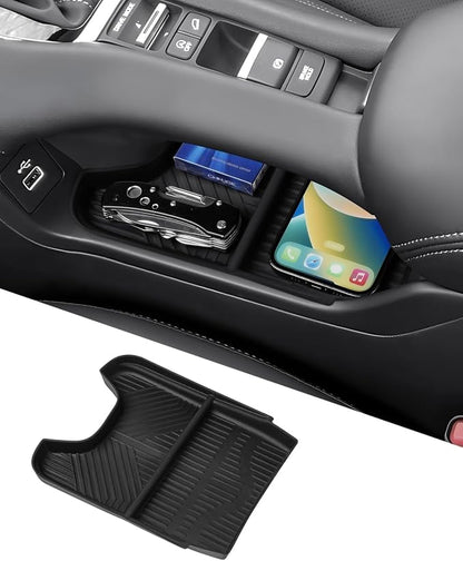 Autorder Lower Console Organizer Tray for 2023-2025 2026 Honda HRV Accessories - Center Console Bottom Storage Insert Tray - ABS Black