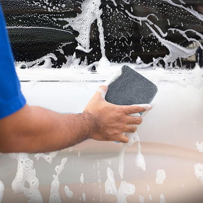 HOMEXCEL Microfiber Applicator Pads, Scratch-Free Car Wash Sponge for Cleaning, Premium Wax Foam Applicator Pads for Car Detailing, 5”x3”, 8 Pack, Grey