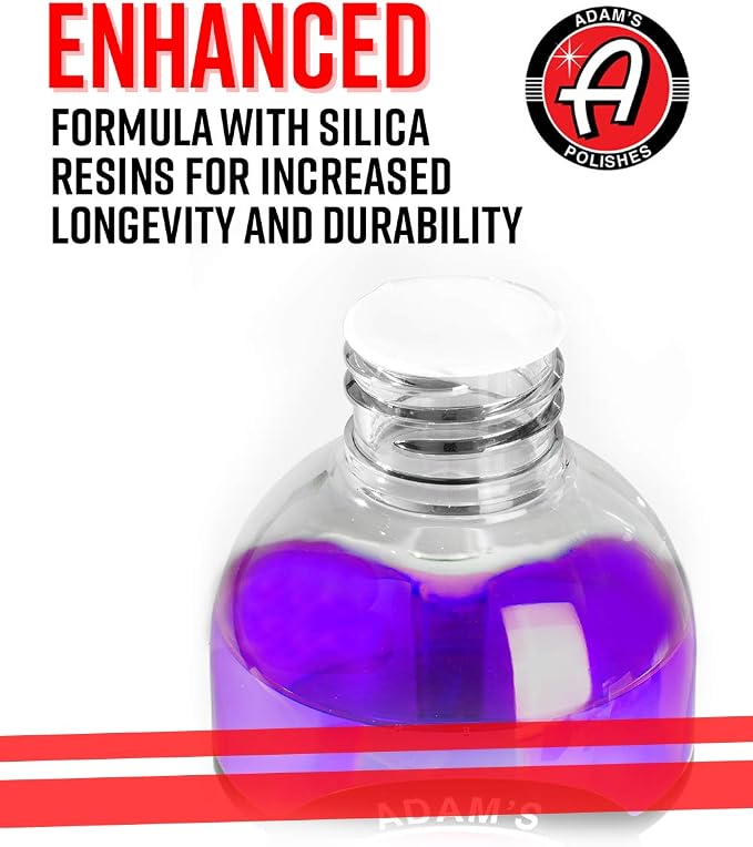 Adam's Polishes SiO2 Infused Invisible Undercarriage Dressing Spray for Car Detailing, Silica Infused for Preium Results, Works on Tires, Trim, Wheel Wells, Black Satin Finish (1 Gallon)