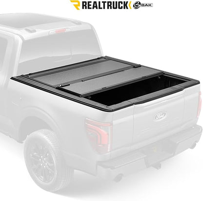 RealTruck BAK BAKFlip MX4 Hard Folding Truck Bed Tonneau Cover | 448332 | Fits 2019-2023 Ford Ranger 5' 1" Bed (61")