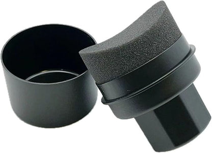 dPois Premium Tire Dressing Applicator for a Showroom Shine Foam Sponge with Lid Absorbs Product for Long-Lasting Black A One Size