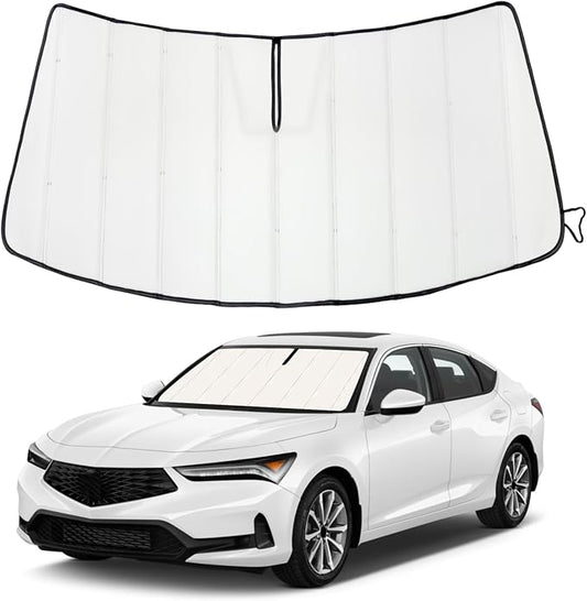 Windshield Sun Shade for Acura Integra 2023-2025 2026, Front Window Visor Accessories, Folding Design Blocks Heat & UV Rays Maintain Cool Interior and Save Space