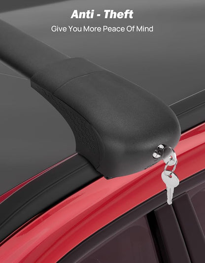 JOYTUTUS Lockable Roof Rack Cross Bars Compatible with Kia Sorento/Sorento Hybrid 2021-2026 (NOT Fit X-Line/X-Pro), Heavy Duty Aluminum Roof Rails Crossbars Rooftop Cargo Carrier Luggage
