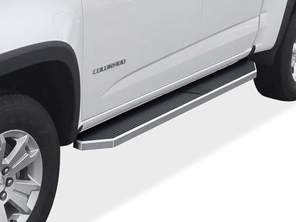 APS Polished Running Boards Compatible with Chevy Colorado GMC Canyon 2015-2026 Crew Cab (Side Steps Side Bars) 6in Wide 304 Stainless Steel