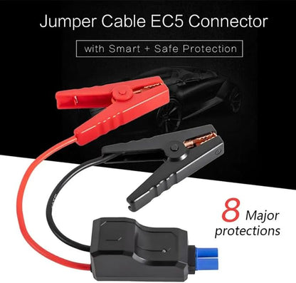 EC5 Heavy Duty Jump Starter Replacement Cables with Battery Clamps-EC5 Connector Car Jumper Cable Booster Jumper Cables 12V Car Battery Booster Jumper Emergency Cable-Car Jump Starter Battery Clips