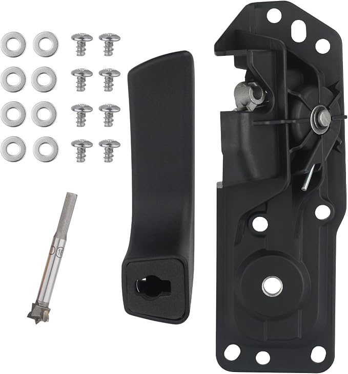 APPERFiT Interior Door Handle for Right Passenger Side Door Panel Compatible with 2007-2014 Chevy Chevrolet Silverado/GMC Sierra Truck 1500 2500 3500 Door Parts 20833602 20871483