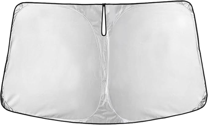 EcoNour Windshield Sunshade Compatible for Porsche 718 Boxster 2017-2021 2022 2023, Sun Visor for Front Windshield & Window Sun Shade Cover, UV Heat Blocker & Protector, Car Accessories