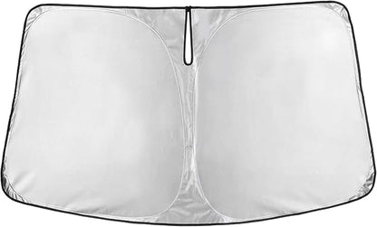 EcoNour Windshield Sunshade Compatible for Porsche 718 Boxster 2017-2021 2022 2023, Sun Visor for Front Windshield & Window Sun Shade Cover, UV Heat Blocker & Protector, Car Accessories