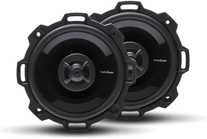 Rockford Fosgate P142 Punch 4" 2-Way Coaxial Full Range Speakers - Black (Pair)