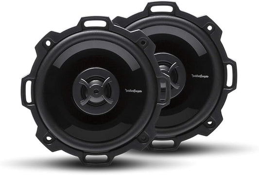 Rockford Fosgate P142 Punch 4" 2-Way Coaxial Full Range Speakers - Black (Pair)
