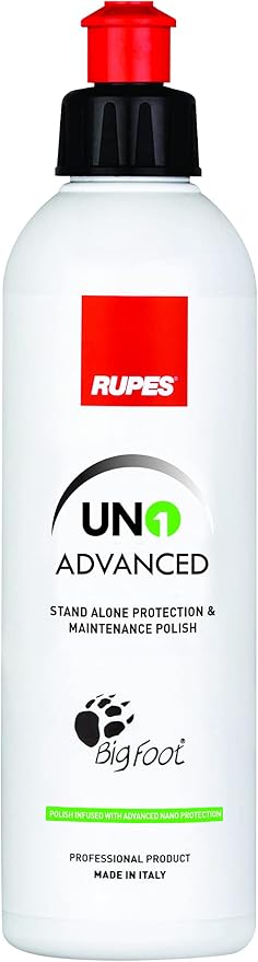 RUPES Stand Alone Maintenance Polish, 250mL / 8.5oz Bottle – Car Paint Polish for Shine & Surface Maintenance