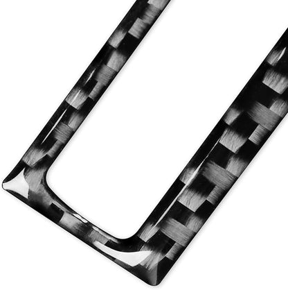 Real Premium Carbon Fiber Decor Compatible with Audi A3 S3 RS3 8V 2013 2014 2015 2016 2017 2018 2019 Car Gear Shift Panel Electronic handbrake Front Part Decal Auto Interior Accessories Sticker Black