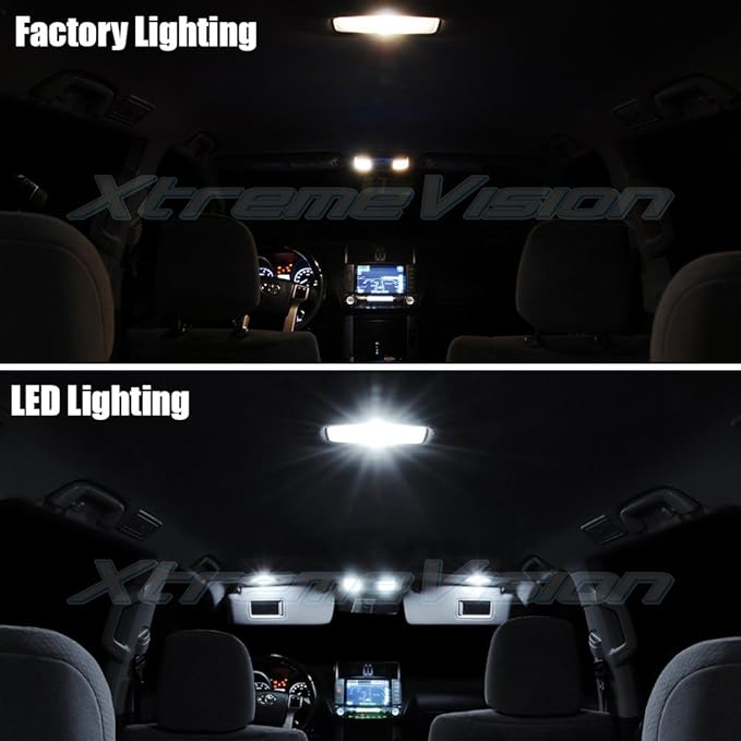 XtremeVision Interior LED for Lexus LS460 LS600h 2007-2014 (13 Pieces) Pure White Interior LED Kit + Installation Tool