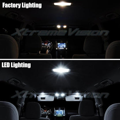 XtremeVision Interior LED for Lexus LS460 LS600h 2007-2014 (13 Pieces) Pure White Interior LED Kit + Installation Tool