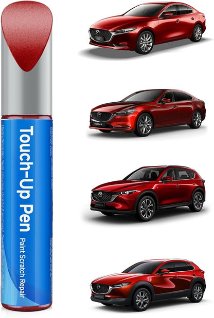 41V Soul Red Metallic Tricoat Touch Up Paint Compatible with Mazda Exact Match Touch Up Paint Car Scratch Repair