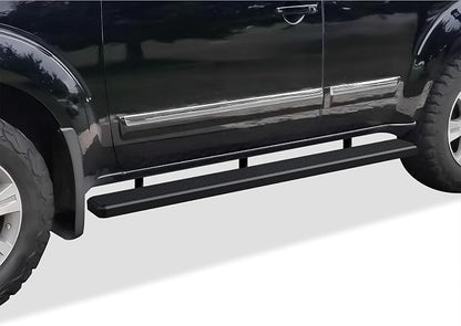 APS Running Boards (Side Bars Side Steps Step Bars) Compatible with Nissan Pathfinder 2005-2012 (Stainless Steel Black Powder Coated 5 inches)