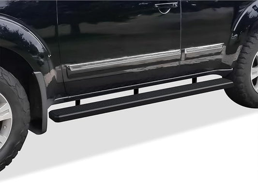 APS Running Boards (Side Bars Side Steps Step Bars) Compatible with Nissan Pathfinder 2005-2012 (Stainless Steel Black Powder Coated 5 inches)