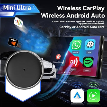 Ultra3 2in1 Wireless Carplay Android Auto/Carplay USB Dongle Smart AI Box Adapter Wired Carplay to Wireless