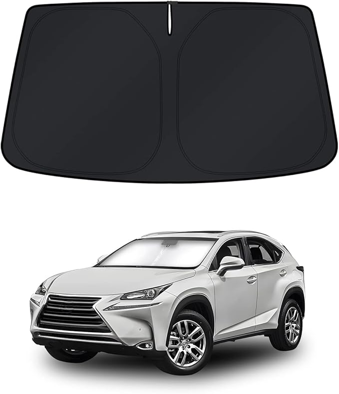 KUST Windshield Sun Shade for Lexus RX 350/350h 300 450/450h 2010-2015 Accessories Sunshade Window Sun Visor Protector Foldable Blocks UV Rays Keep Your Car Cooler