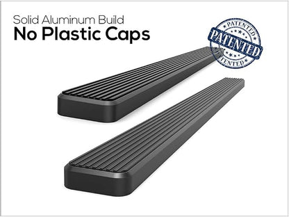 APS Running Boards (Nerf Bars Side Steps Step Bars) Compatible with Nissan Pathfinder 2005-2012 (Black Powder Coated 4 inches)