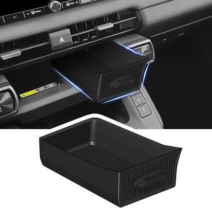 Silicone Center Console Organizer Compatible for Toyota RAV4 2026 Accessories Stable Installation Upper Cubby Drawer Silicone Under Screen Storage Box
