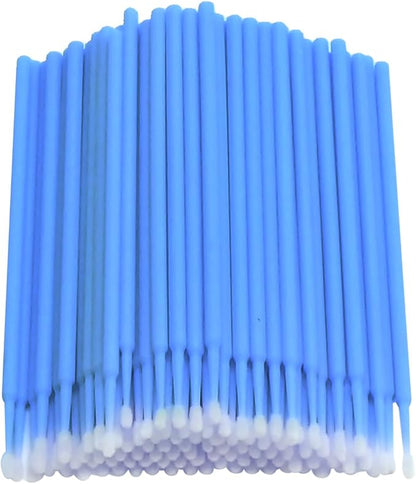 Saihisday 2.5mm Precision Micro Brushes - 100PCs Disposable Applicators for Automotive Detailing & Crafts (Non-Chemical Tool)