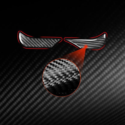 NVCNX Real Premium Carbon Fiber for Toyota Tundra 2022-2026 / Sequoia 2023-2026 2024 2025 Truck Pickup SUV Car Dash Instrument Cluster Cover Interior Trim Accessories Thick Overlay Sticker Decal 2PCs